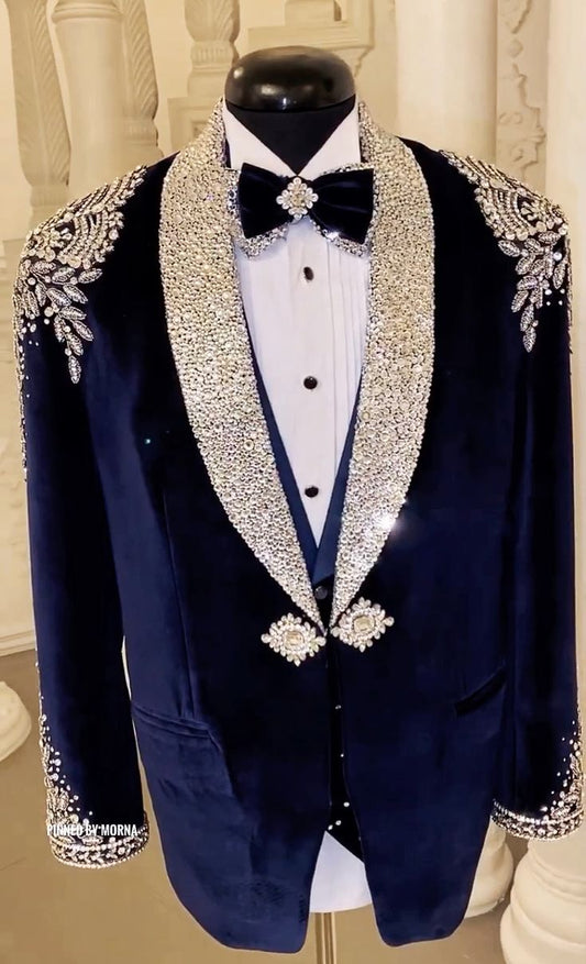 Men 2pc Suits (NS-504) (Copy) Bespoke Point