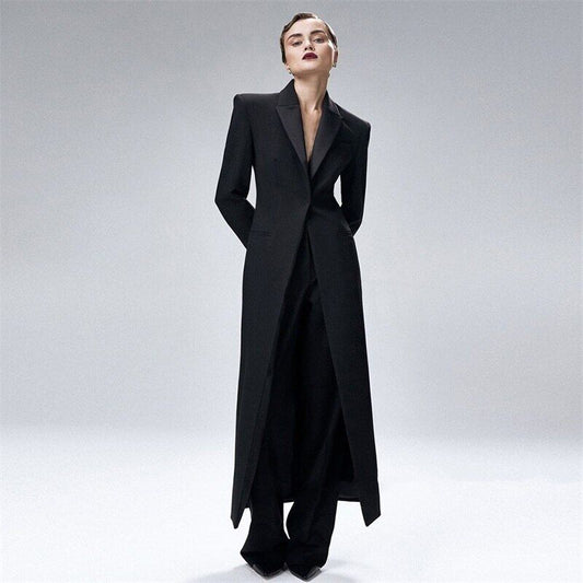 Women Long Blazer 2pc Suit (WS-12) Bespoke Point