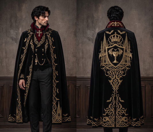 Men 2pc French Rococo Fashion 18th Century Suit Costume(HS) Bespoke Point