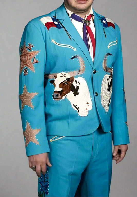 Men 2pc Yellow Suit (NS-90) Bespoke Point