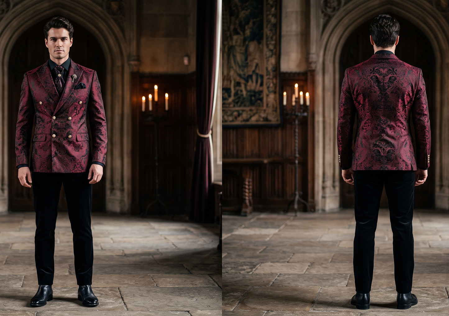 Men 2pc Suits (NS) Bespoke Point