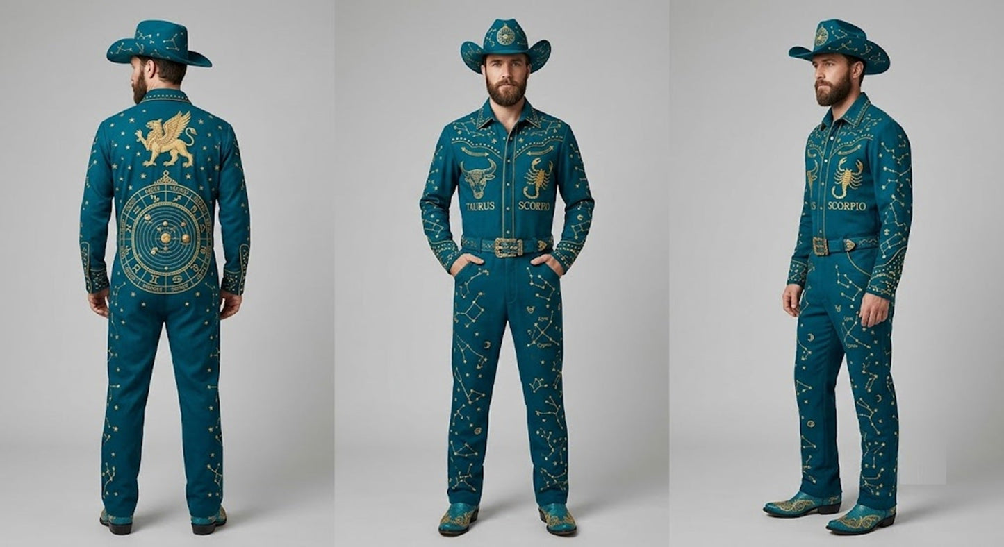 Men 2pc French Rococo Fashion 18th Century Suit Costume(HS) Bespoke Point