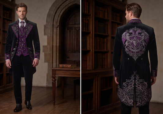 Men 2pc French Rococo Fashion 18th Century Suit Costume(HS) (Copy) Bespoke Point