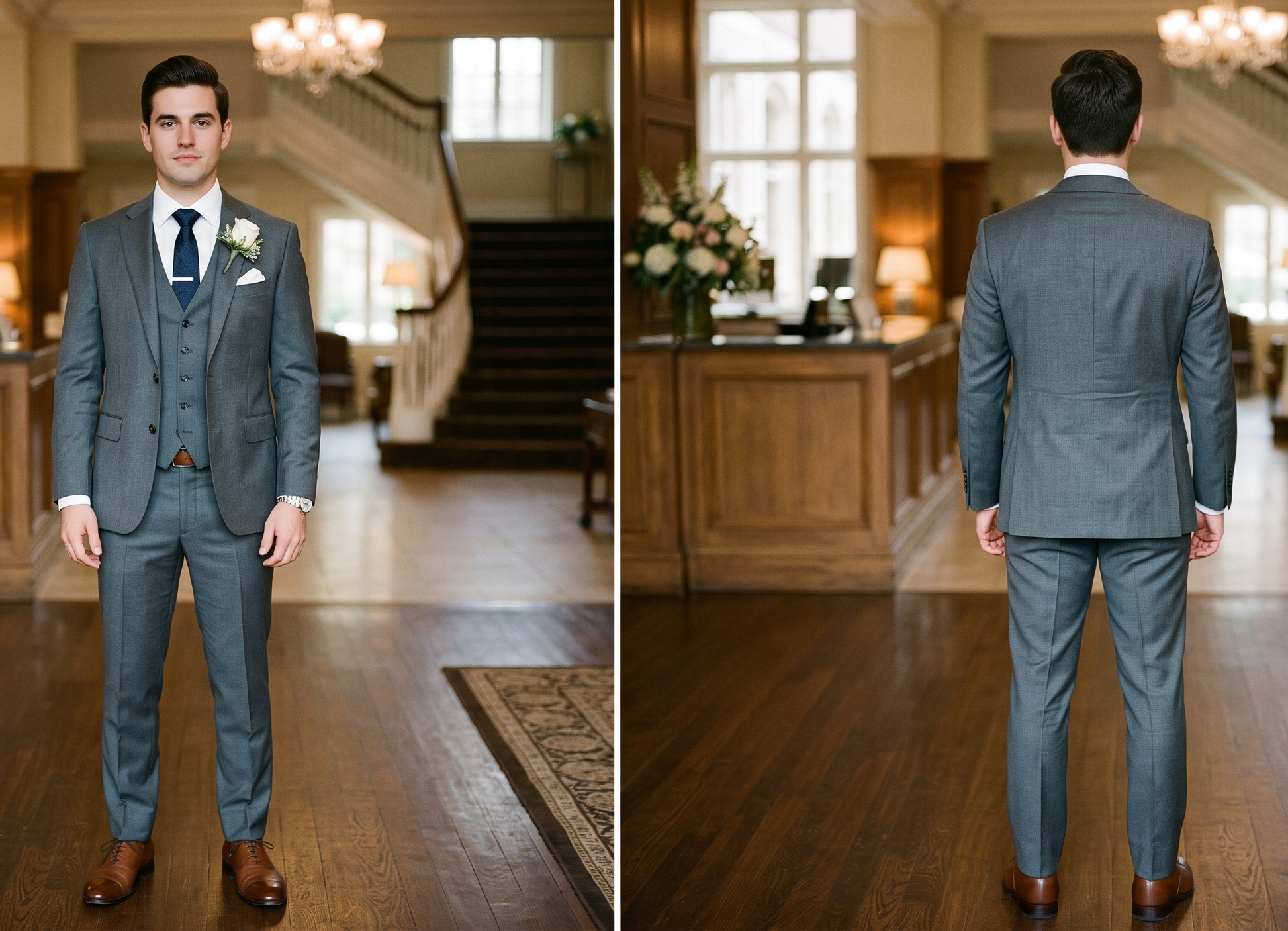 Men 2pc Suits (NS) Bespoke Point