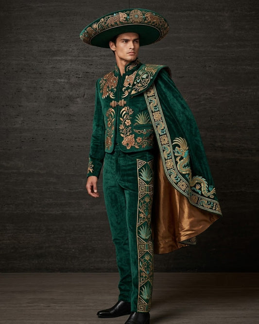 Men 2pc French Rococo Fashion 18th Century Suit Costume(HS) Bespoke Point