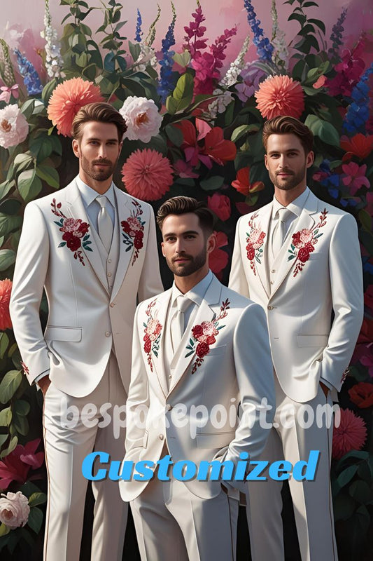 Men 2pc Suits (NS-333) Bespoke Point