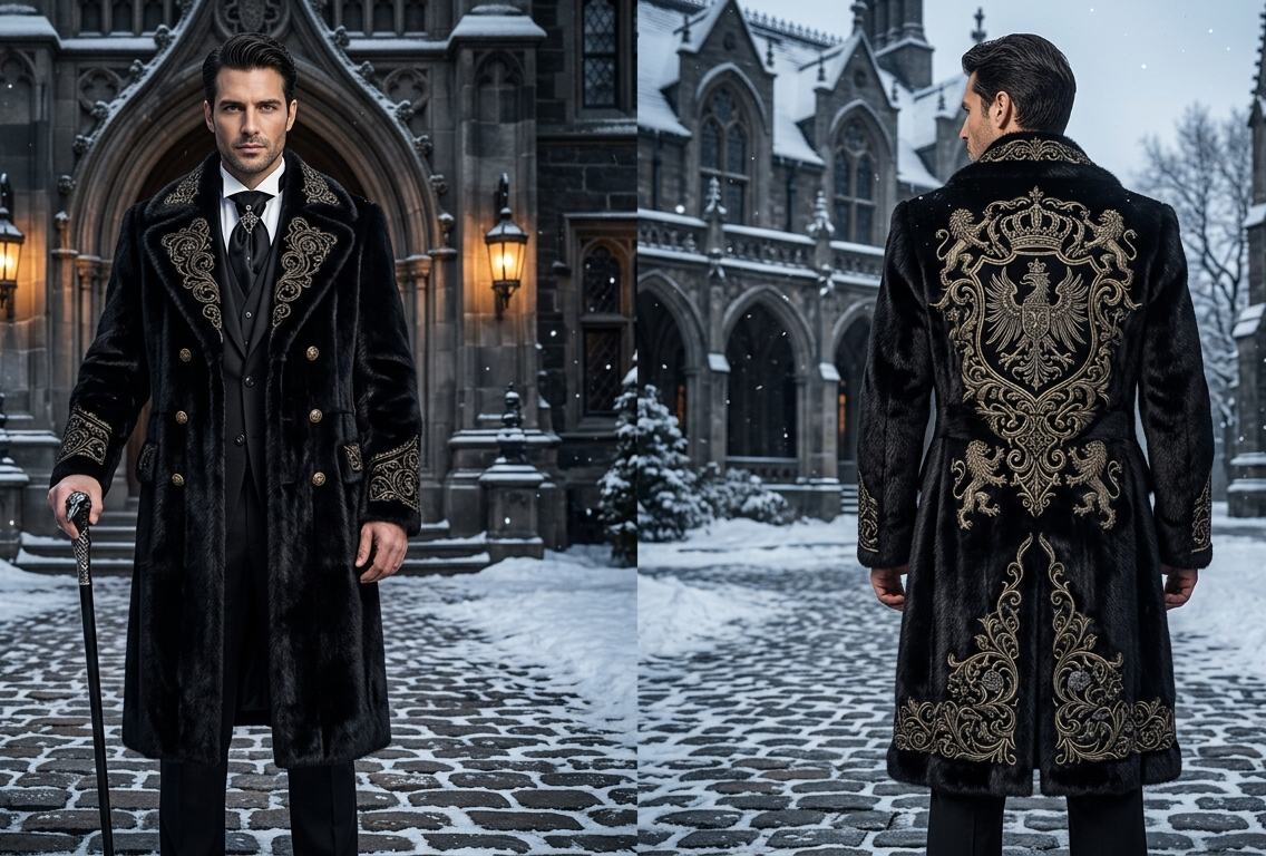 Men 2pc French Rococo Fashion 18th Century Suit Costume(HS) Bespoke Point
