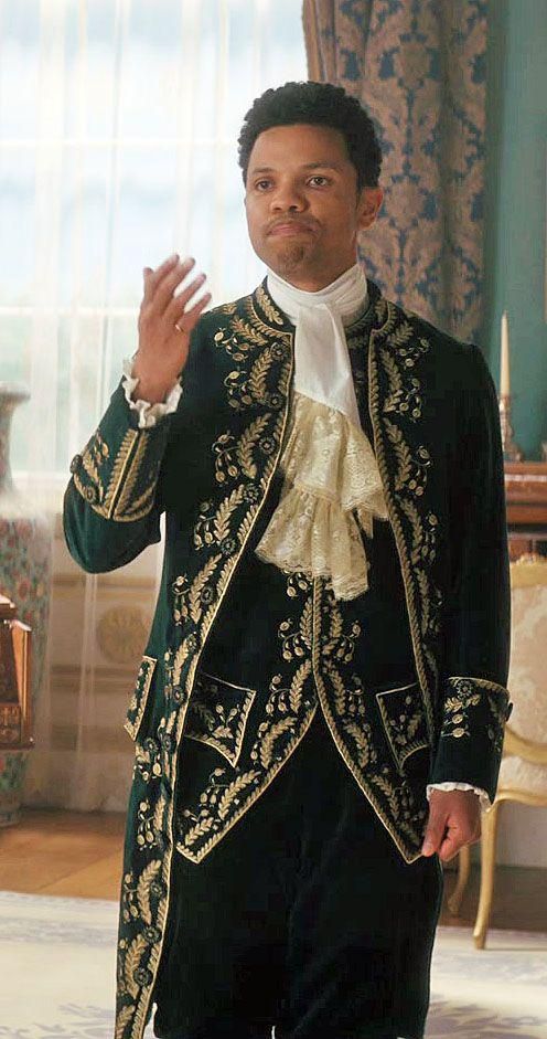 Men 3pc French Rococo Fashion 18th Century Suit Costume Hand Embroidery Free Lace Jabots & Cuff (HS-86) Bespoke Point