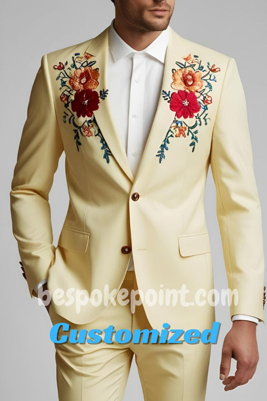 Men 2pc Suits (NS-270) Bespoke Point