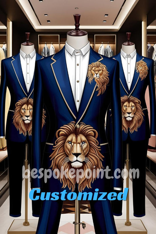 Men 2pc Suits (NS-318) Bespoke Point