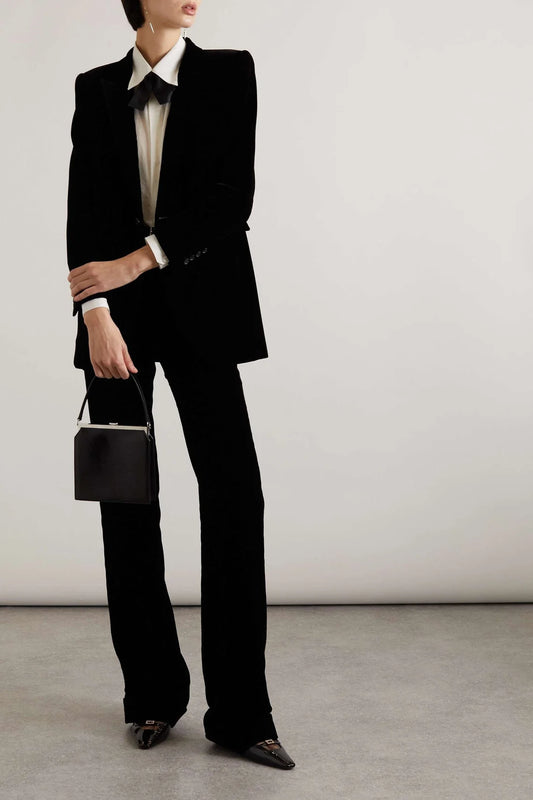 Women Black 2pc Suit (WS-25) Bespoke Point