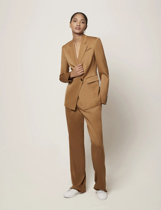 Women Brown 2pc Suit (WS-35) Bespoke Point