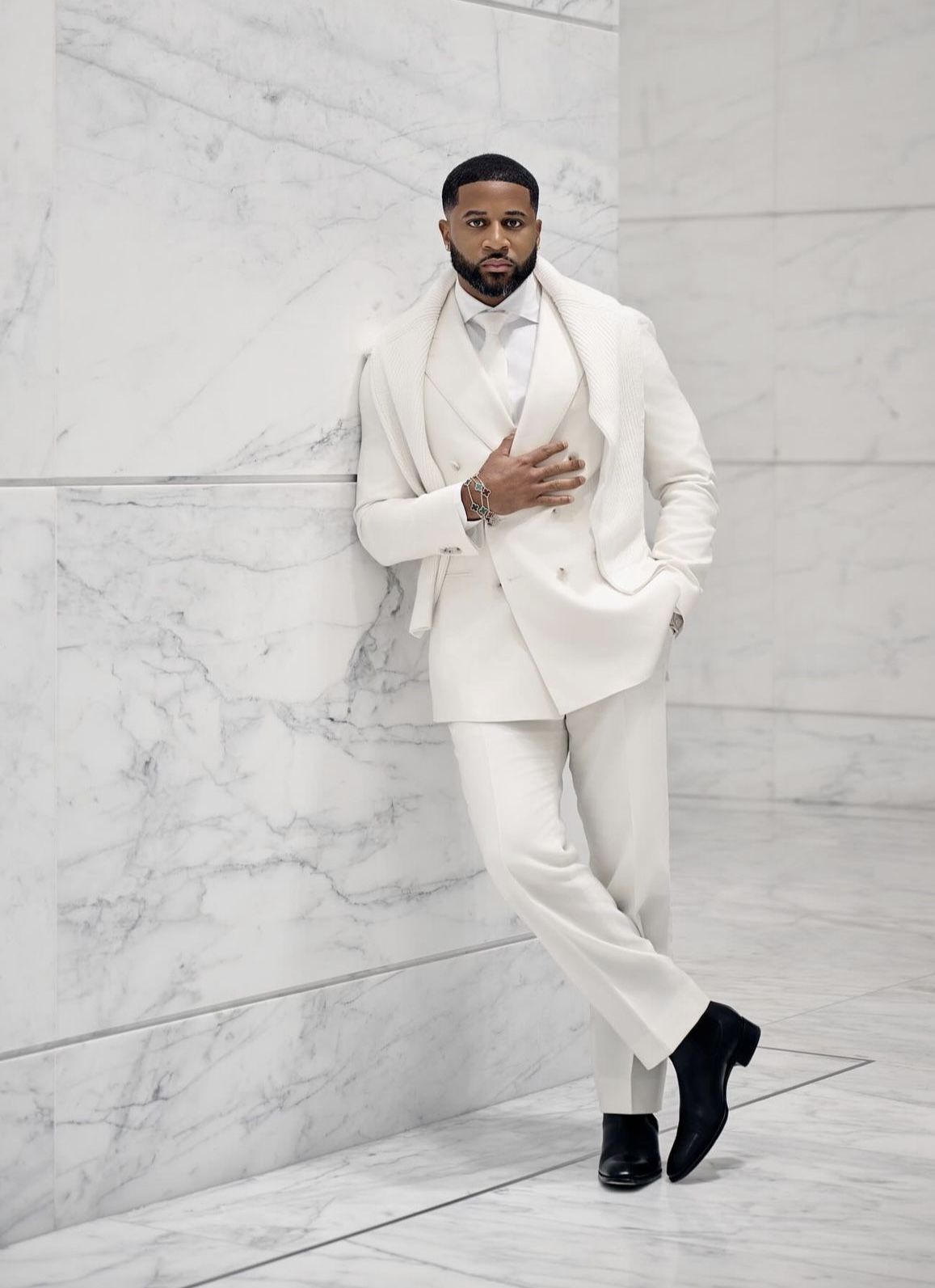 Men 2pc White Cotton Suit (MS-66) Bespoke Point