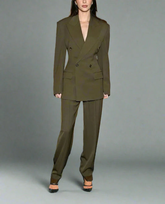 Women Green 2pc Suit (WS-50) Bespoke Point