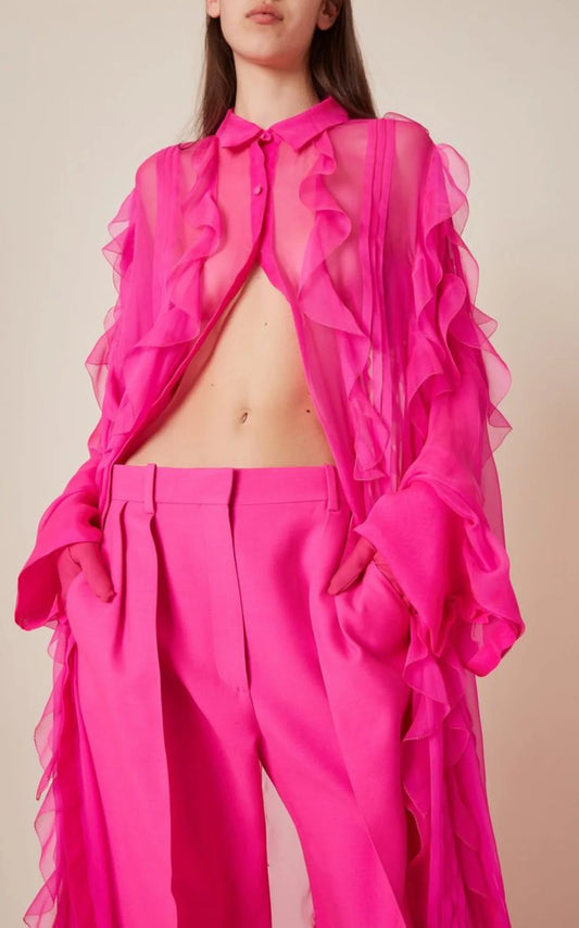 Women Pink 2pc Suit (WS-52) Bespoke Point