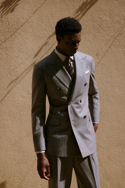 Men 2pc Grey Cotton Suit (MS-102) (Copy) Bespoke Point