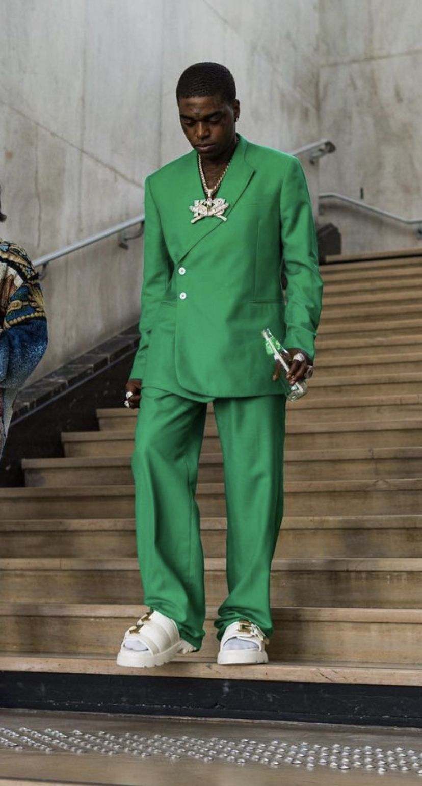 Men 2pc Green Cotton Suit (MS-107) (Copy) Bespoke Point