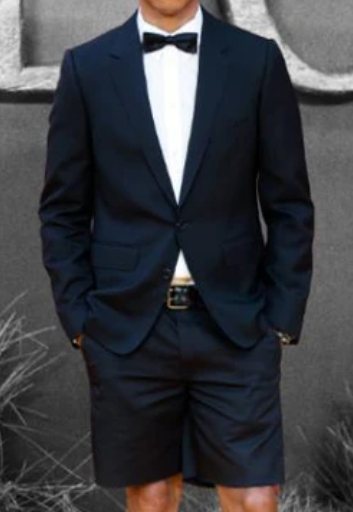 Mens Blue Tuxedo With Short (BC-50) Bespoke Point