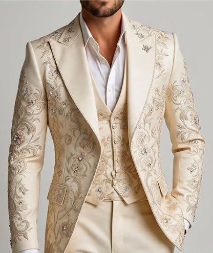 Men 3pc Suits (NS-496) Bespoke Point