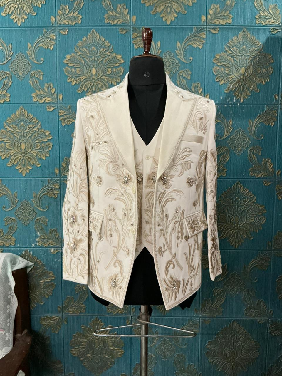 Men 3pc Suits (NS-496) Bespoke Point