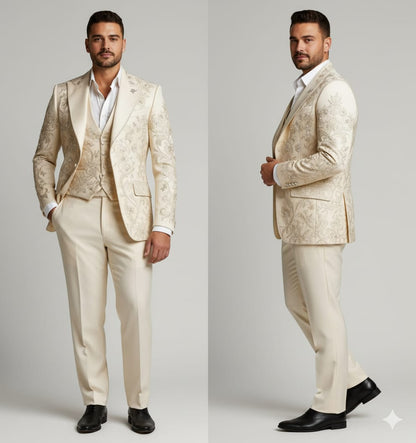 Men 3pc Suits (NS-496) Bespoke Point