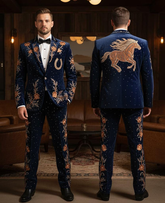 Men 3pc Suits (NS-593) Bespoke Point