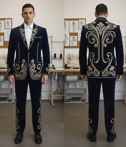 Men 2pc Suits (NS-577) Bespoke Point