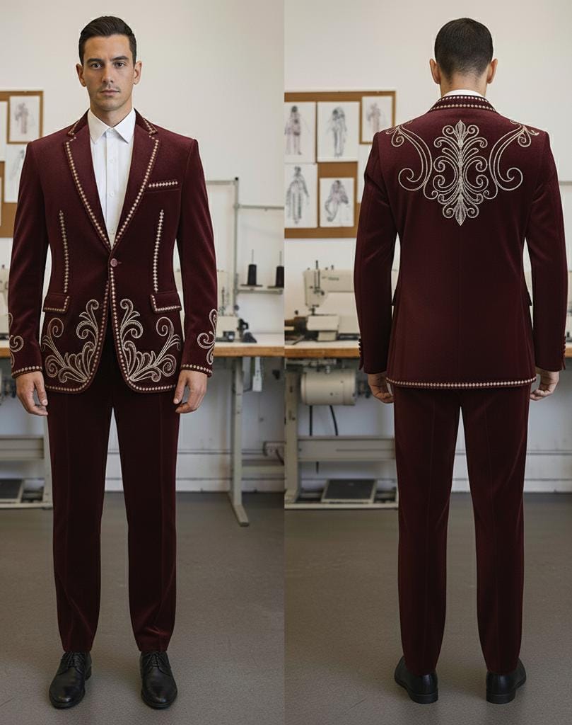 Men 2pc Suits (NS-575) Bespoke Point