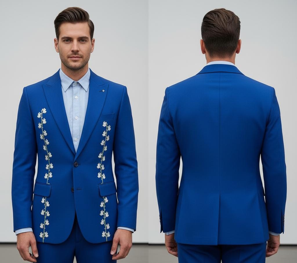 Men 2pc Suits (NS-565) Bespoke Point