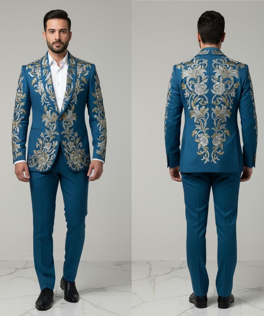 Men 2pc Suits (NS-362) Bespoke Point