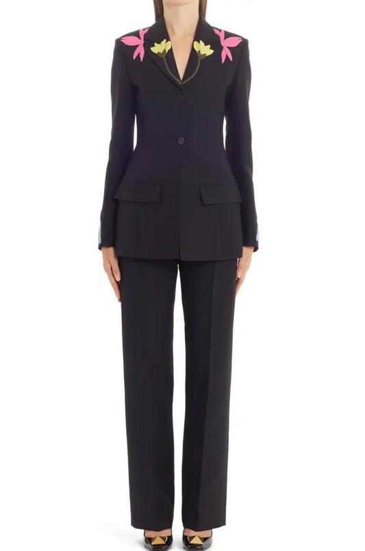 Women Black 2pc Suit (WS-70) Bespoke Point