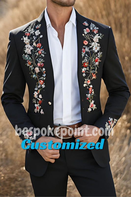 Men 2pc Suits (NS-343) Bespoke Point