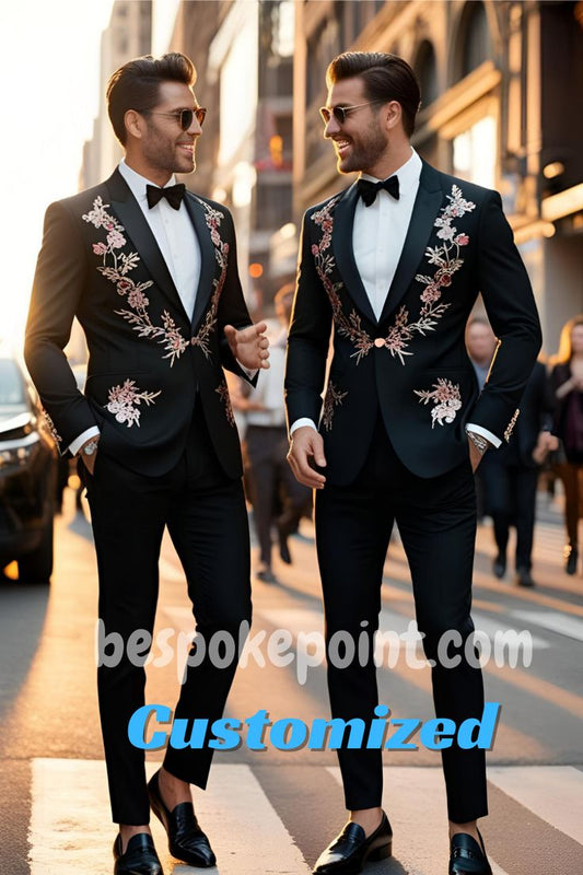 Men 2pc Suits (NS-323) Bespoke Point