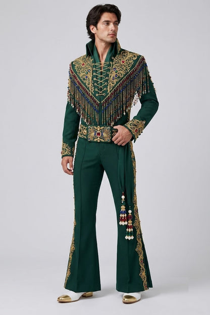 Men 2pc French Rococo Fashion 18th Century Suit Costume(HS) Bespoke Point