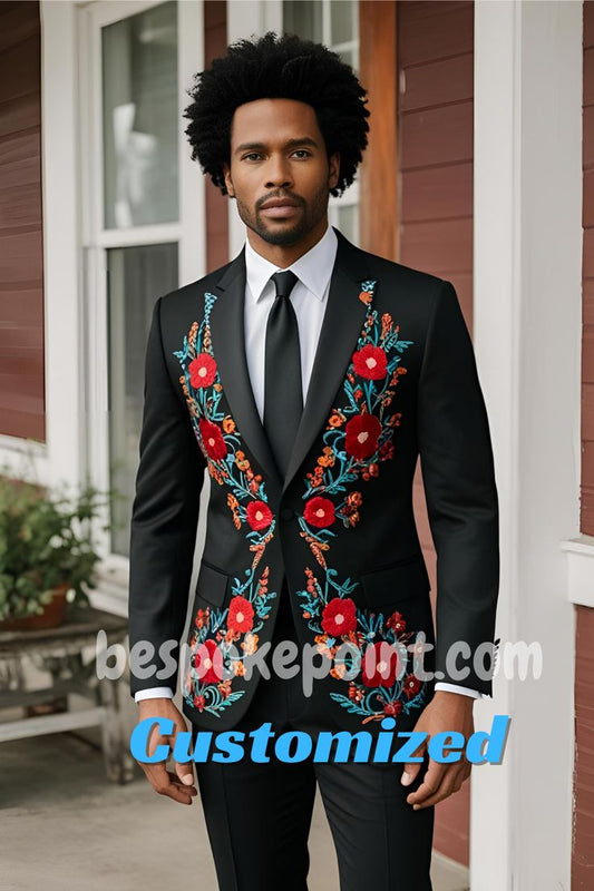 Men 2pc Suits (NS-322) Bespoke Point