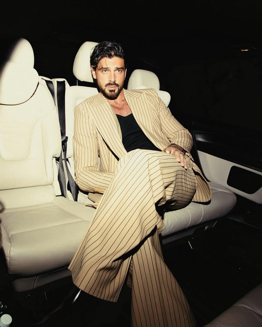 Men 2pc Green Cotton Suit (MS-23) Bespoke Point