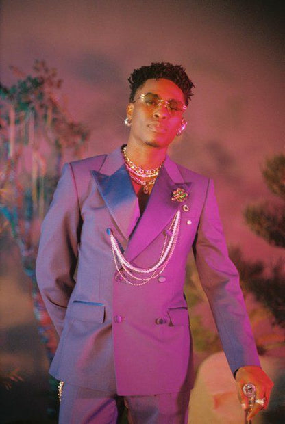 Men 2pc Purple Cotton Suit (MS-85) (Copy) Bespoke Point