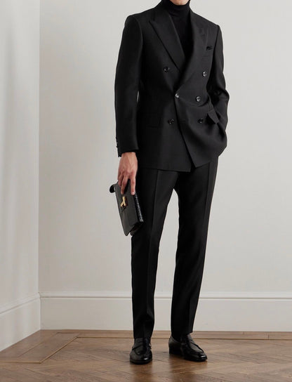 Men 2pc Olive Green Cotton Suit (MS-91) (Copy) Bespoke Point