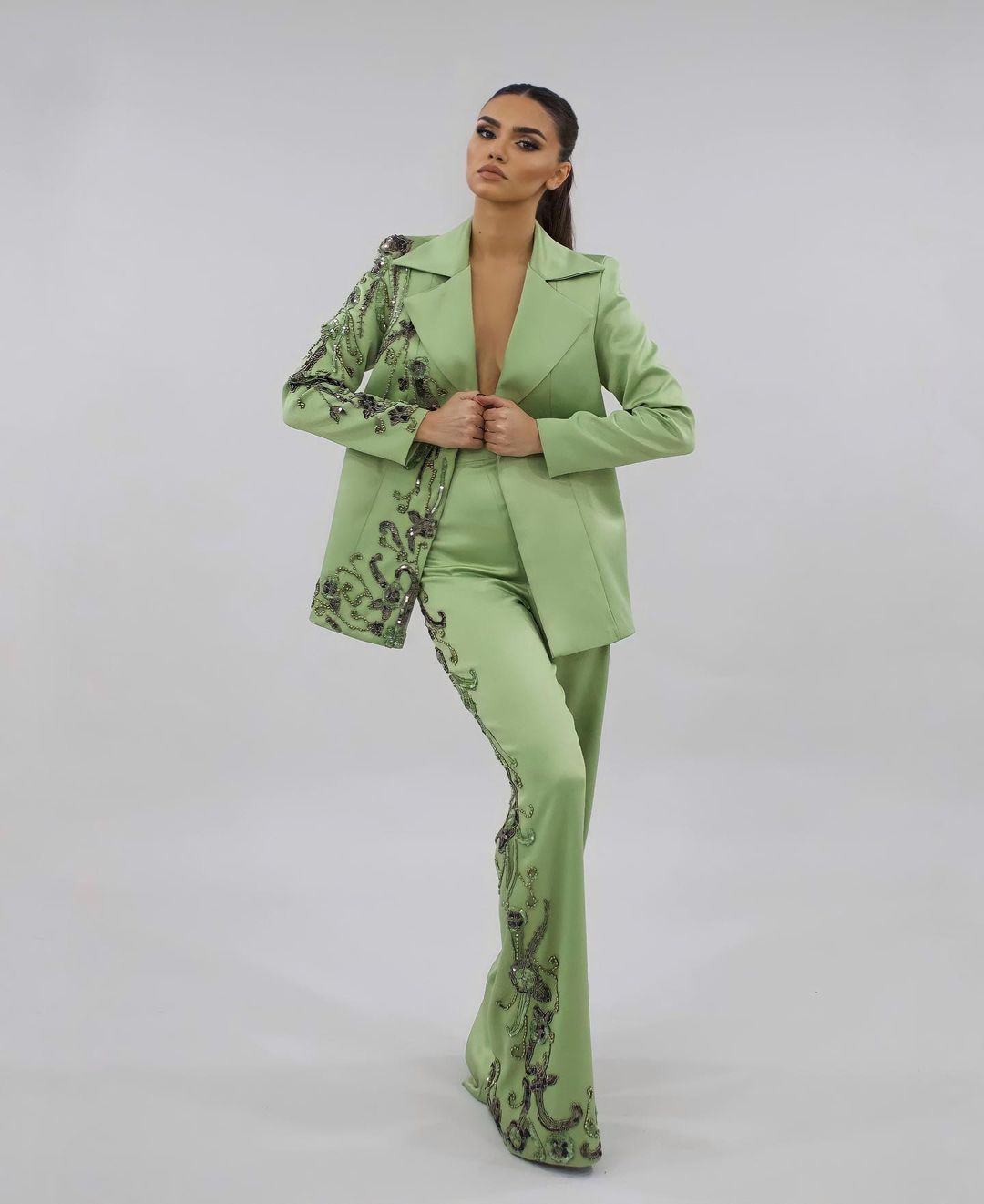 Women 2pc Suit (WS-173) (Copy) Bespoke Point